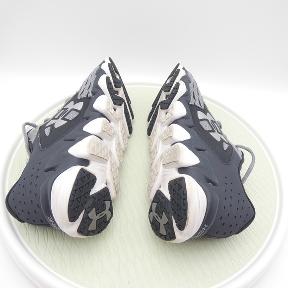 Under Armour Spine Disrupt 1266218-035 Mens 13 Running Shoes Gray Black Sneakers - Picture 6 of 11